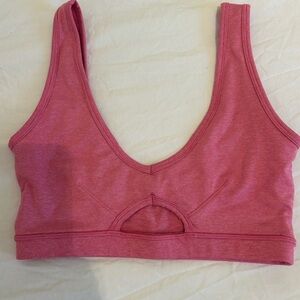 Pink Outdoor Voices Women's Sports Bra
